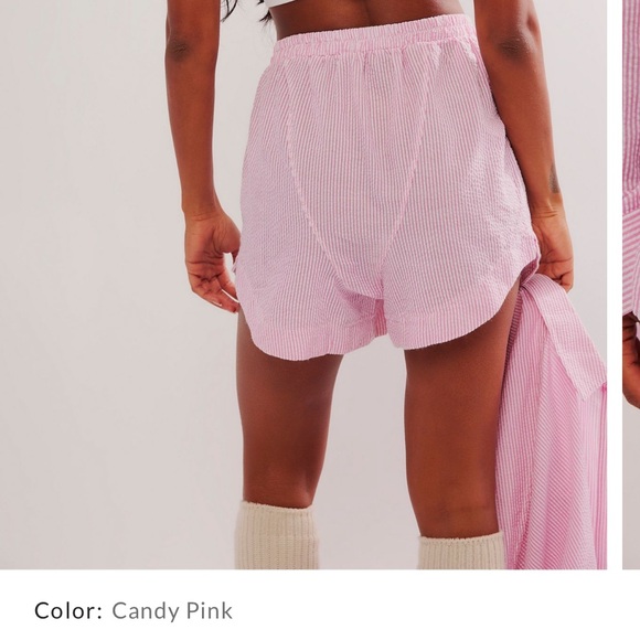 Free People Cloud 9 Boxers in Candy Pink- Medium - Picture 2 of 3